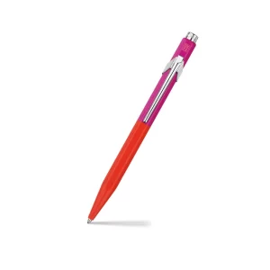 Caran D'Ache 849 Bille Paul Smith Ballpoint Pen - Warm Red And Melrose Pink