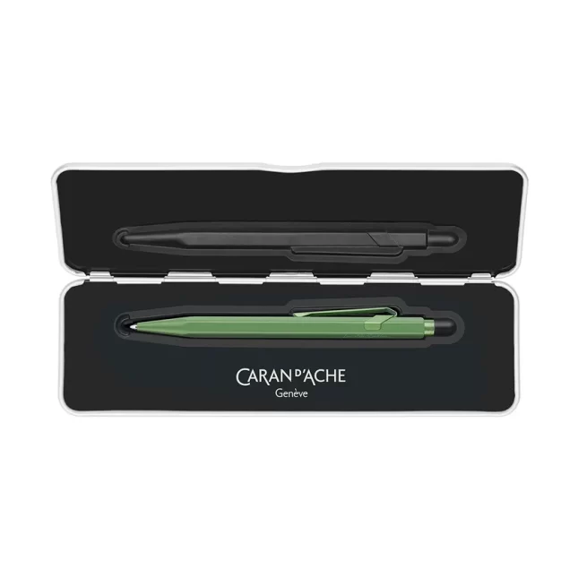 Caran D'Ache 849 Claim Your Style Ballpoint Pen - Clay Green