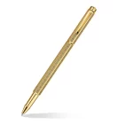 Caran d'Ache Ecridor Chevron Gilded Rollerball Pen Gold - medium and fine point