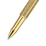 Caran d'Ache Ecridor Chevron Gilded Rollerball Pen Gold - medium and fine point