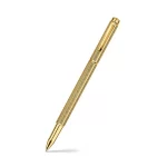 Caran d'Ache Ecridor Chevron Gilded Rollerball Pen Gold - medium and fine point
