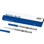 Montblanc 124493 Ballpoint Refill Medium (Pack Of 2) Royal Blue
