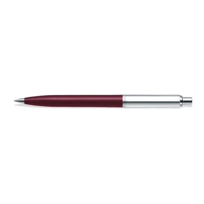 Sheaffer 321 Sentinel Ballpoint Pen Burgundy with Chrome Trim