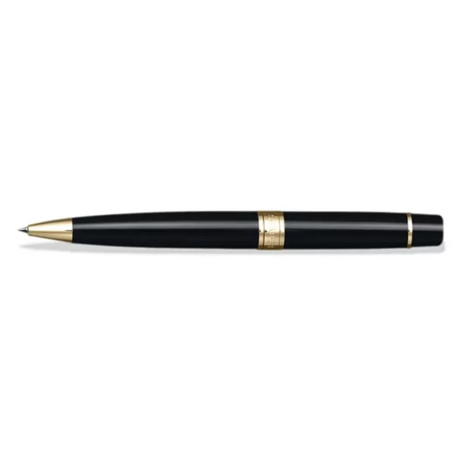 Sheaffer Gift 300 9325 Ballpoint Pen Glossy Black with Gold Tone Trim