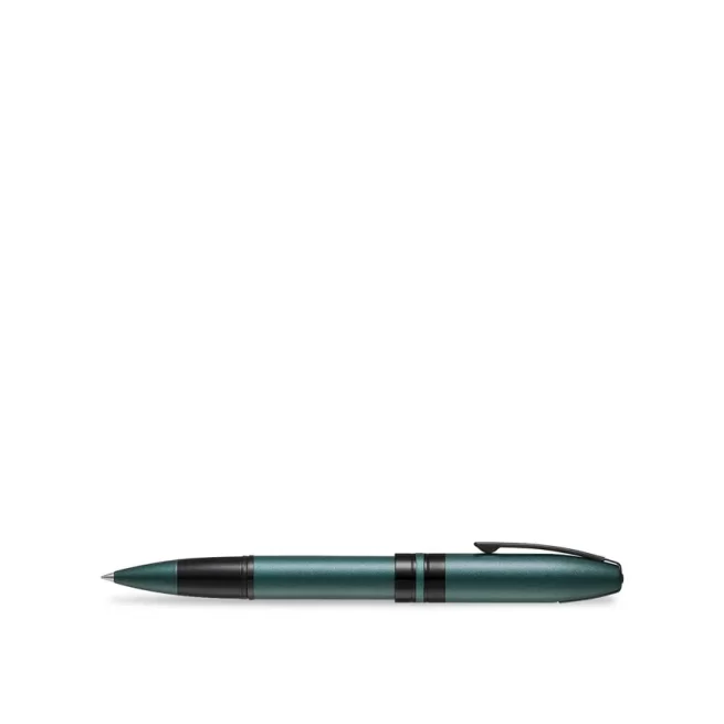 Sheaffer 9109 Icon Rollerball Pen - Metallic Green with Glossy Black PVD Trim