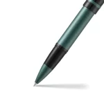 Sheaffer 9109 Icon Rollerball Pen - Metallic Green with Glossy Black PVD Trim