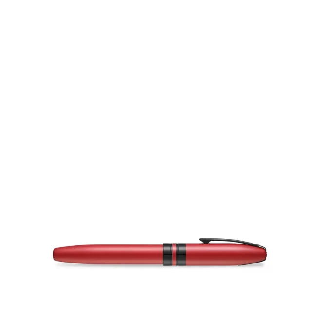 Sheaffer 9111 Icon Rollerball Pen - Metallic Red with Glossy Black PVD Trim