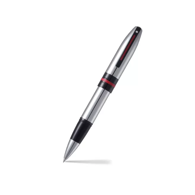 Sheaffer 9112 Icon Rollerball Pen - Chrome with Glossy Black PVD Trim
