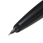 Sheaffer 9112 Icon Fountain Pen (Medium) - Chrome with Glossy Black PVD Trim
