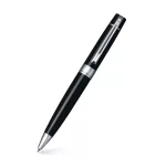 Sheaffer 9312 Gift Set 300 Ballpoint Pen with Credit Card Holder Glossy Black with Chrome Trims