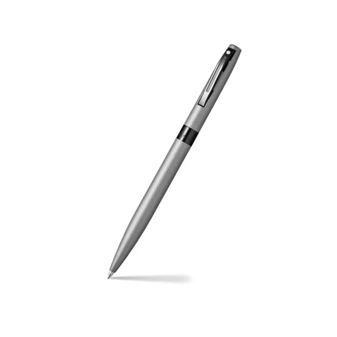 Sheaffer® REMINDER 9019 Matte Gray Ballpoint Pen With Black PVD trim