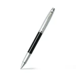 Sheaffer Gift 100 9313 Rollerball Pen Black and Brushed Chrome with Chrome-Plated Trim