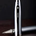 Sheaffer Gift 100 9313 Rollerball Pen Black and Brushed Chrome with Chrome-Plated Trim