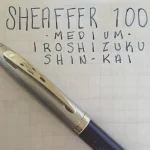 Sheaffer Gift 100 9313 Rollerball Pen Black and Brushed Chrome with Chrome-Plated Trim
