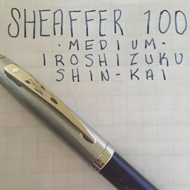 Sheaffer Gift 100 9313 Rollerball Pen Black and Brushed Chrome with Chrome-Plated Trim