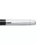 Sheaffer Gift 300 9314 Rollerball Pen Glossy Black and Chrome with Chrome-Plated Trim