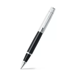 Sheaffer Gift 300 9314 Rollerball Pen Glossy Black and Chrome with Chrome-Plated Trim