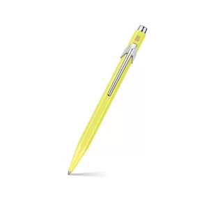 Caran D'Ache 849 Violet Jaune Fluo Ballpoint Pen - Fluo Yellow Pastel