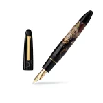 Sailor Limited Edition Ganesha Fountain Pen (21K KOP Medium) Black and Gold