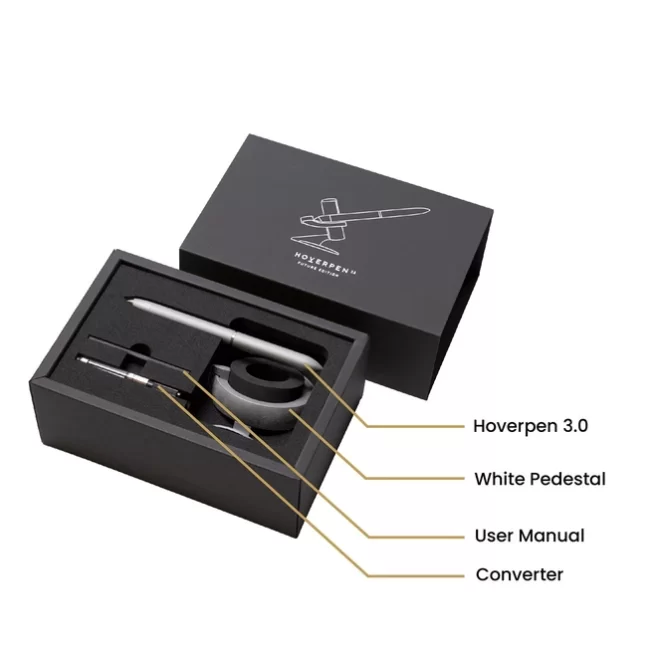 Hoverpen 3.0 Frost silver Future Edition Futuristic Fountain Pen