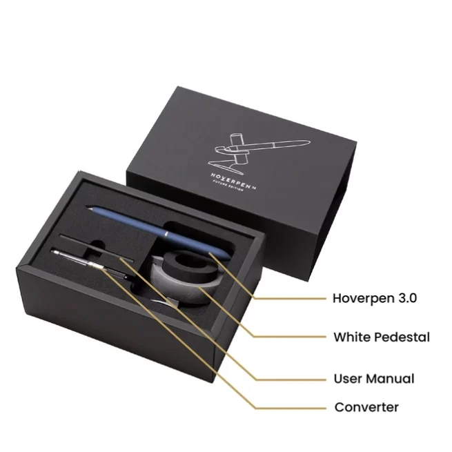 Hoverpen 3.0 Mist Blue Future Edition Futuristic Fountain Pen