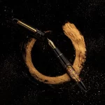 Sailor Limited Edition Ganesha Fountain Pen (21K KOP Medium) Black and Gold