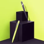 Caran D'Ache 849 Violet Jaune Fluo Ballpoint Pen - Dark Violet