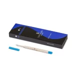 Lapis Bard Easy Flow 9000 Ballpoint Pen Refill Medium Blue