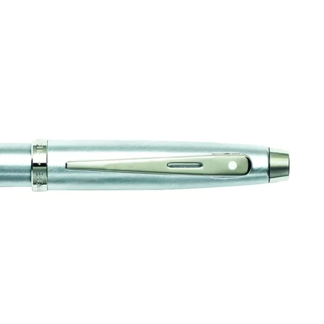 Sheaffer 9306 Gift 100 Fountain Pen (Fine) Brushed Chrome with Chrome-Plated Trim