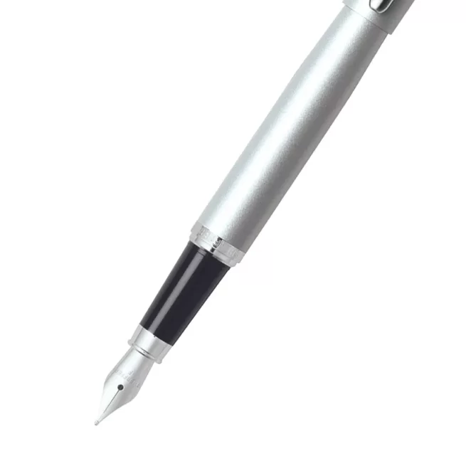 Sheaffer 9400 VFM Fountain Pen (Medium) Silver with Chrome-Plated Trim