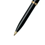 Sheaffer 9322 Gift Set 100 Ballpoint Pen with Table Clock Glossy Black with Gold Trims