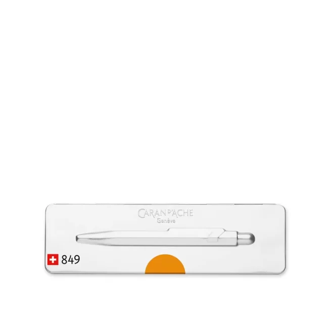 Caran D'Ache 849 PopLine Ballpoint Pen Fluorescent Orange