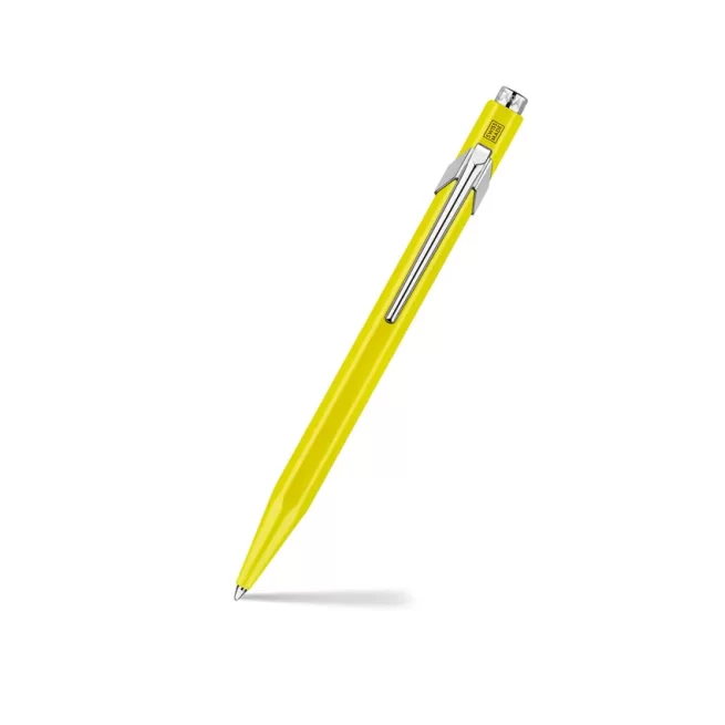 Caran D'Ache 849 PopLine Ballpoint Pen Fluorescent Yellow