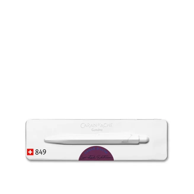 Caran D'Ache 849 Claim Your Style Ballpoint Pen - Burgundy