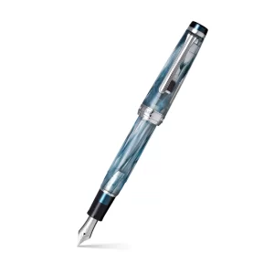 Sailor Professional Gear Veilio Fountain Pen (21K Broad) - Blue Green With Rhodium Trims