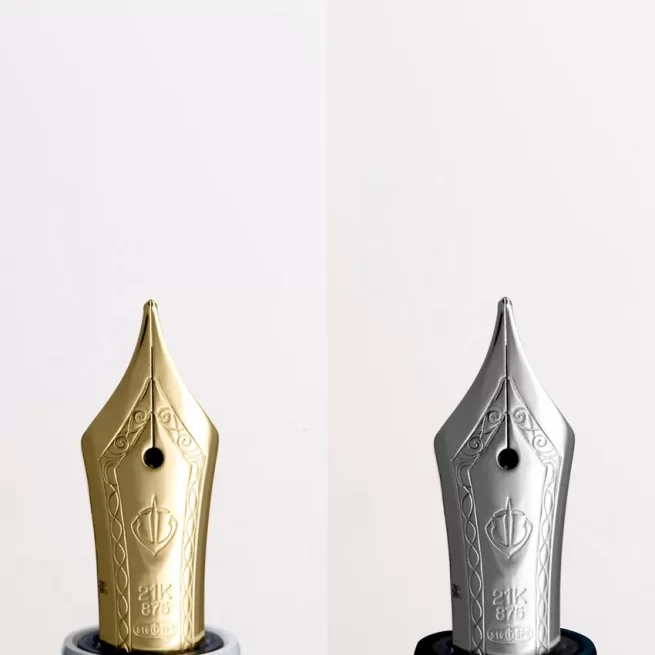 Sailor Professional Gear Veilio Fountain Pen (21K Broad) - Blue Green With Rhodium Trims