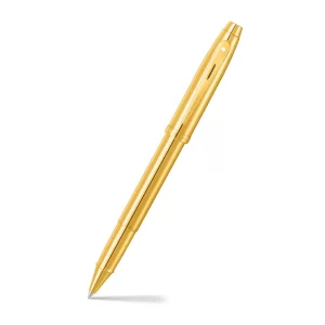 Sheaffer® 100 9372 Glossy PVD Gold Rollerball Pen With PVD Gold Trim