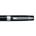 Sheaffer Gift Set Glossy Black 300 9312 Ballpoint Pen With Chrome Trim And Pen Pouch