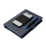 Pennline Superbook Edge Organizer With Fast Wireless Charging + 8000mAh Powerbank Blue