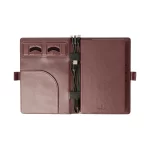 Pennline Superbook Edge Organizer With Fast Wireless Charging + 8000mAh Powerbank Brown