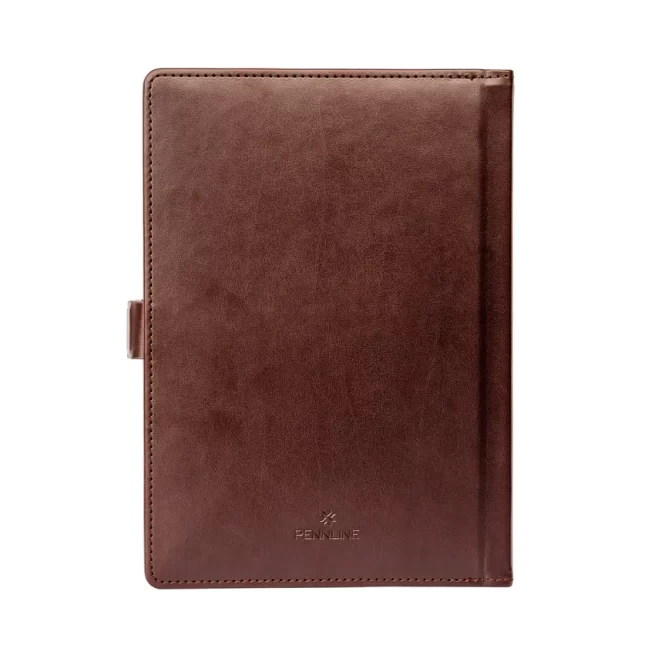 Pennline Superbook Edge Organizer With Fast Wireless Charging + 8000mAh Powerbank Brown