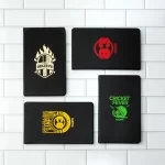 Pennline 83 A5 Size Hard Cover Notebook with 83 Logo (Ruled) - Red