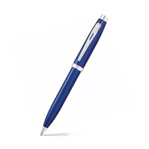 Sheaffer Gift 100 9339 Ballpoint Pen Glossy Blue with Chrome-Plated Trim