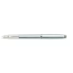 Sheaffer 9306 Gift 100 Fountain Pen (Fine) Brushed Chrome with Chrome-Plated Trim