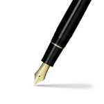 Sailor 1911 Large Fountain Pen (21K Medium) Black with Gold Trims