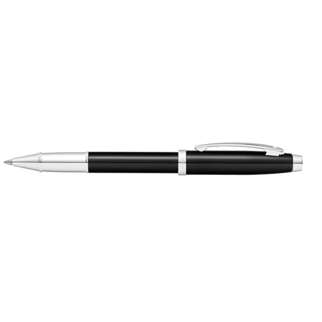 Sheaffer Gift 100 9338 Rollerball Pen Glossy Black with Chrome-Plated Trim
