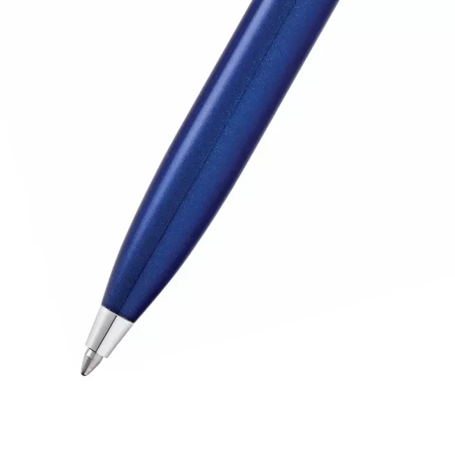 Sheaffer Gift 100 9339 Ballpoint Pen Glossy Blue with Chrome-Plated Trim