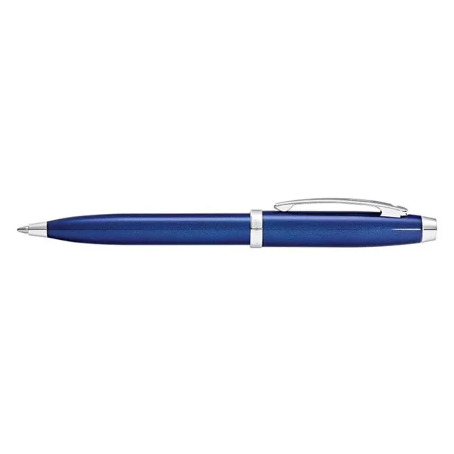 Sheaffer Gift 100 9339 Ballpoint Pen Glossy Blue with Chrome-Plated Trim