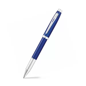 Sheaffer Gift 100 9339 Rollerball Pen Glossy Blue with Chrome-Plated Trim