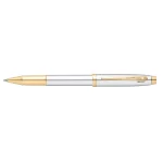 Sheaffer 9340 Gift 100 Rollerball Pen Bright Chrome with Gold Tone Trim